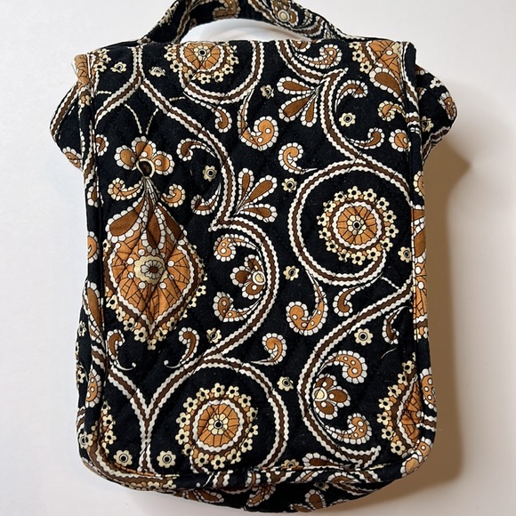 Vera Bradley Black/Brown Lunch/Cosmetics bag small - Picture 3 of 5